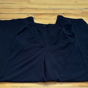 Chic Black Wide Leg Women's Pants